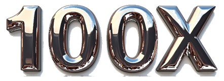 100x logo